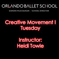 Creative Movement I Tuesday - Heidi Towle