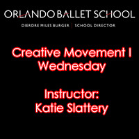 Creative Movement I Wednesday - Katie Slattery